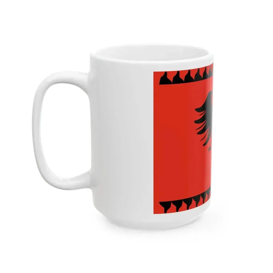 Albanian Legion (Albania) White Coffee Mug - Go Mug Yourself