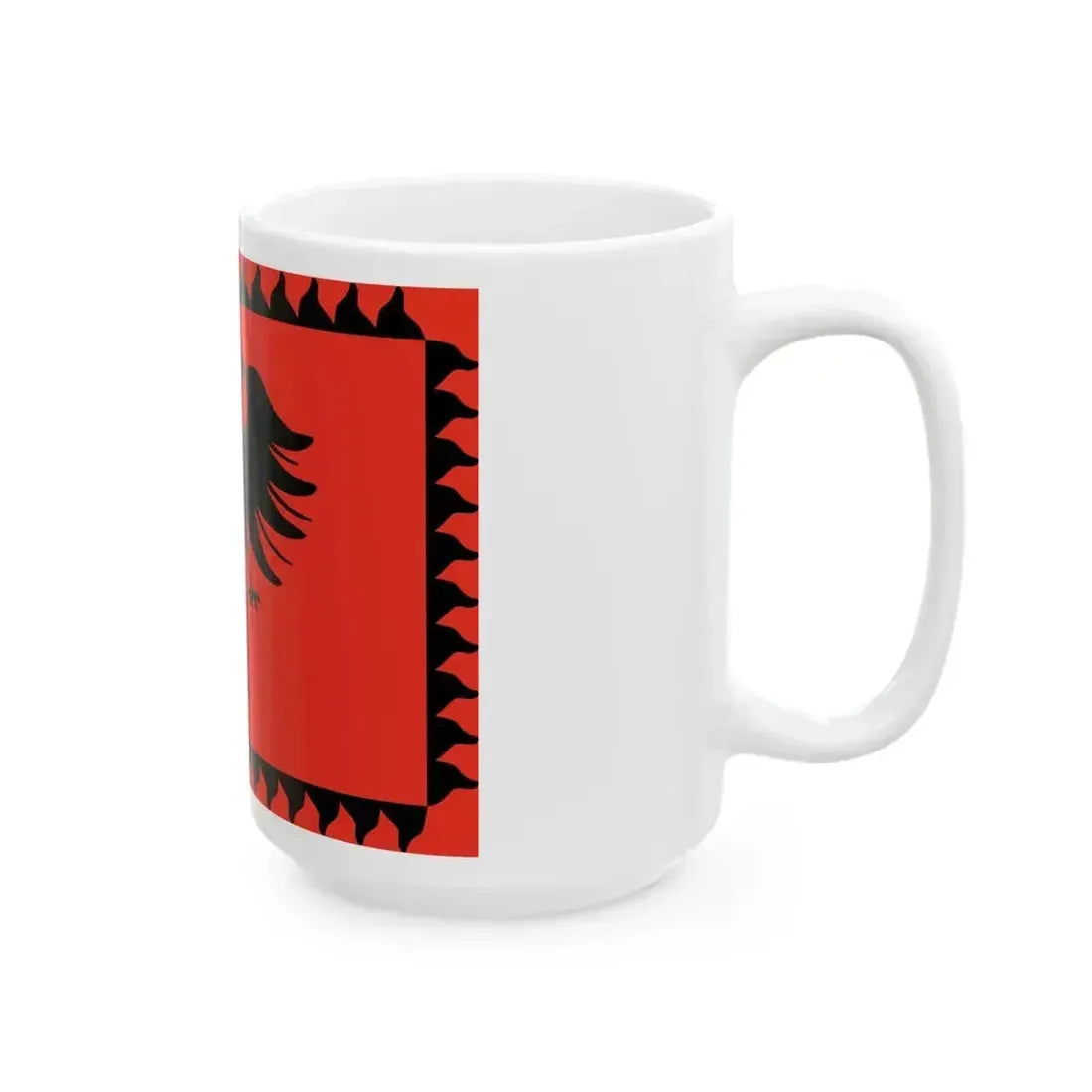 Albanian Legion (Albania) White Coffee Mug - Go Mug Yourself