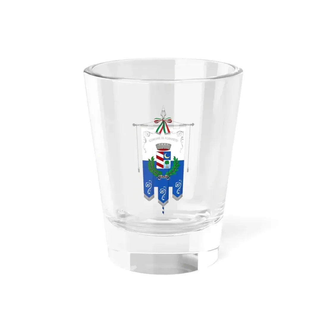 Albareto-Gonfalone (Italy) Shot Glass 1.5oz 1.5oz - Go Mug Yourself