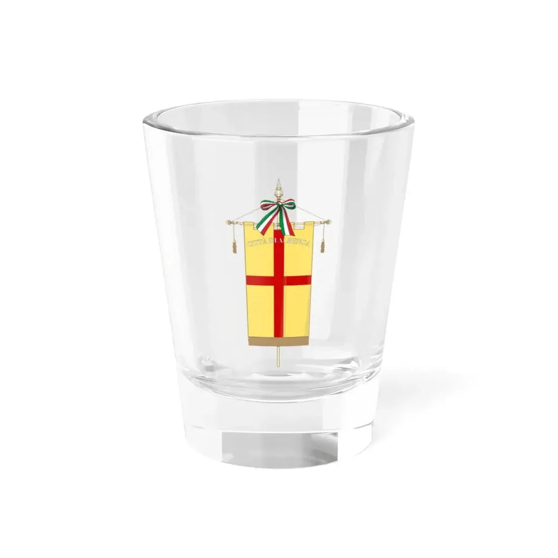 Albenga-Gonfalone (Italy) Shot Glass 1.5oz 1.5oz - Go Mug Yourself