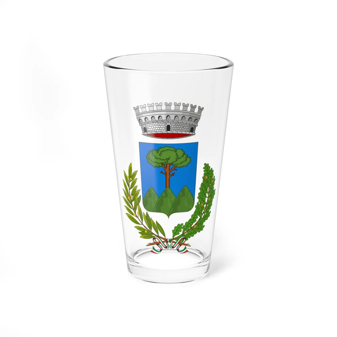 Alberona-Stemma (Italy) (Coat of Arms) Pint Glass 16oz 16oz - Go Mug Yourself