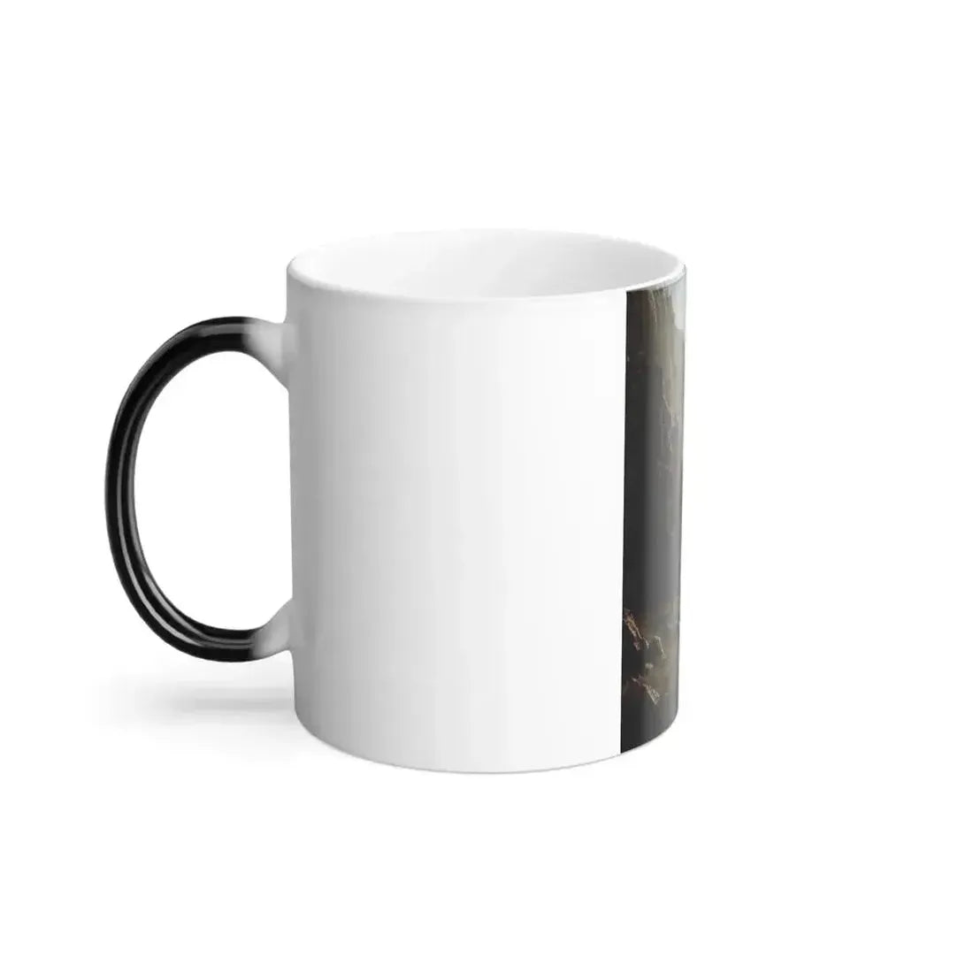 Albert Bierstadt (1830-1902) Bridal Veil Falls, Yosemite - Oil on canvas c1871-c1873 - Color Changing Mug 11oz - Go Mug Yourself