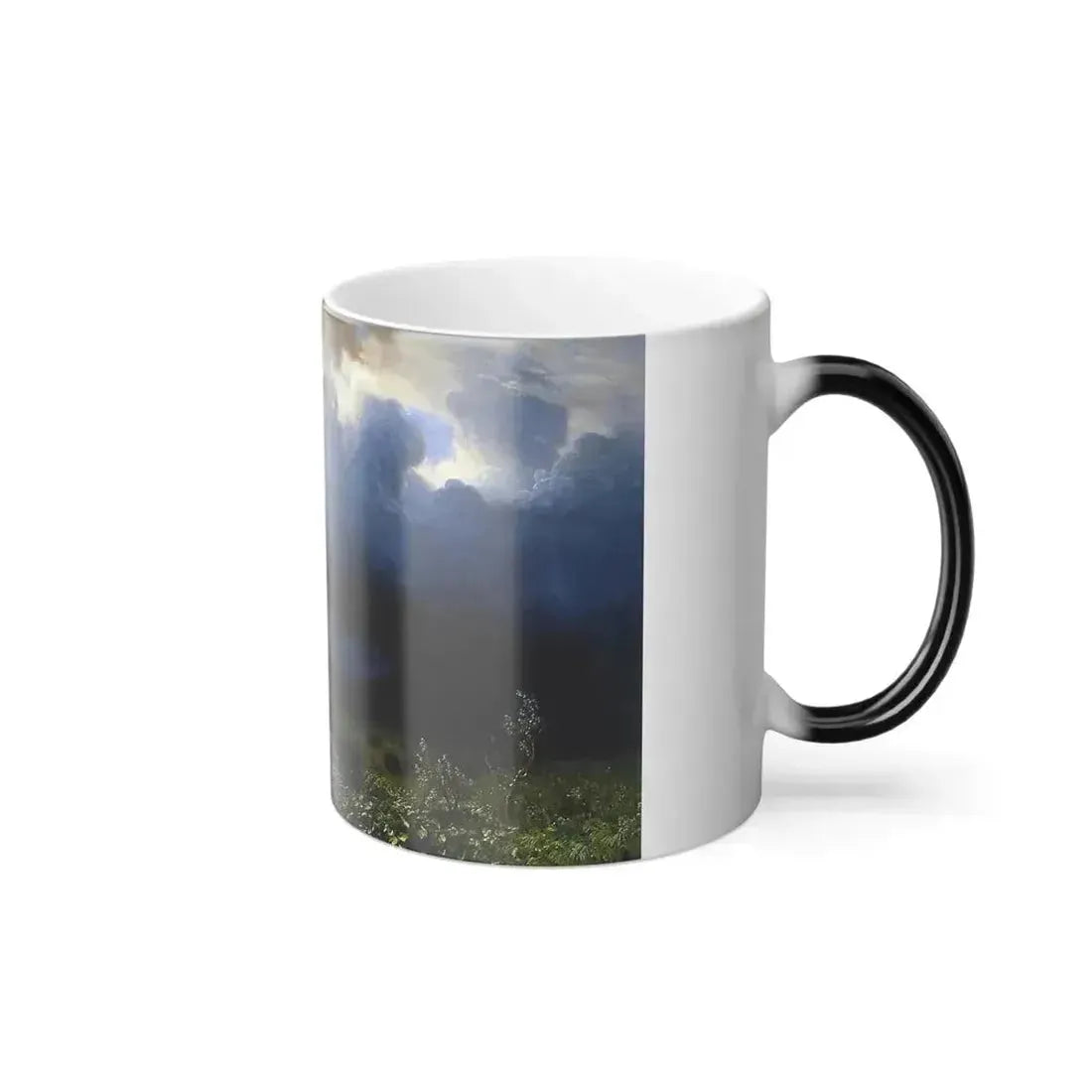 Albert Bierstadt (1830-1902) Buffalo Trail, The Impending Storm - Color Changing Mug 11oz - Go Mug Yourself