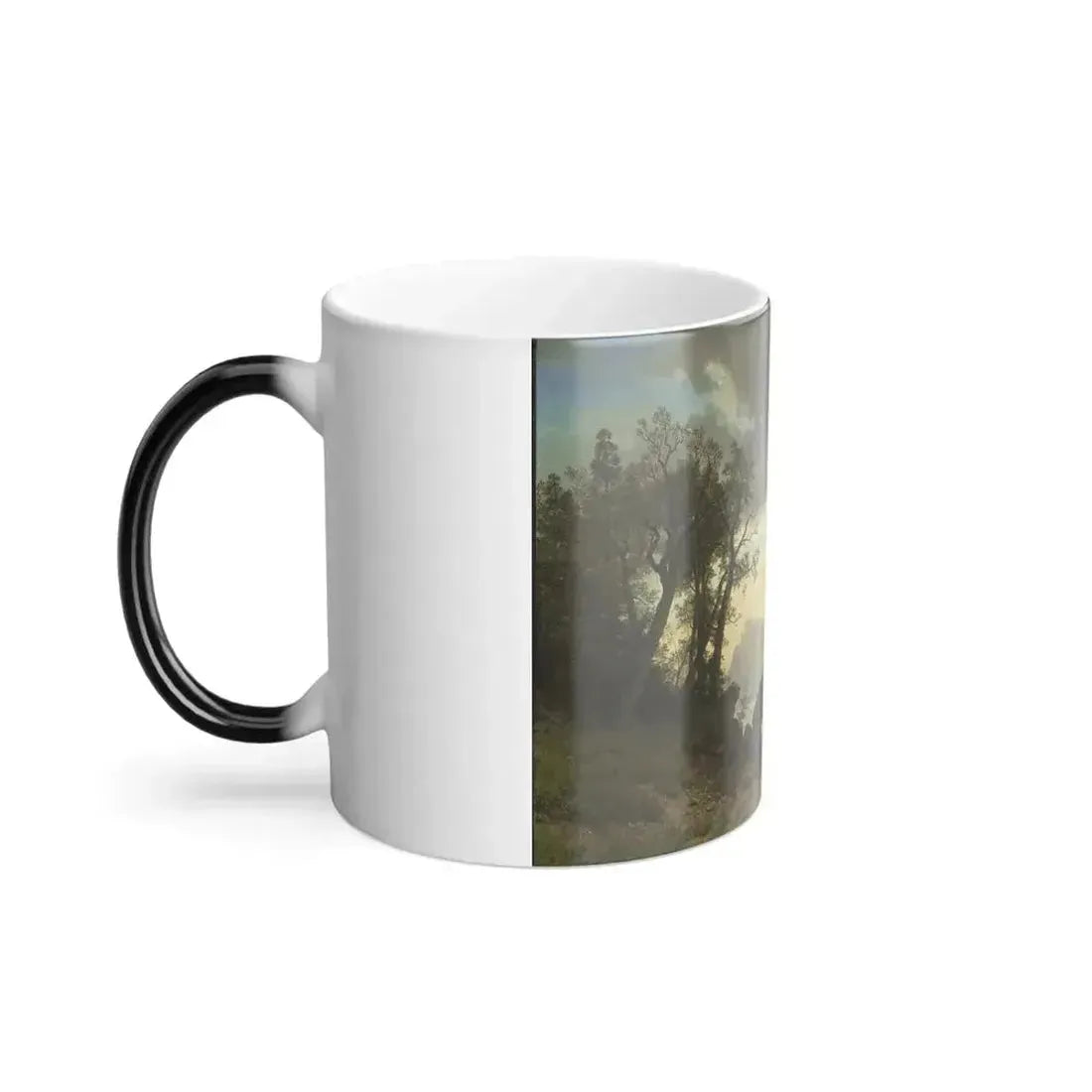 Albert Bierstadt (1830-1902) Lake Tahoe, California - Color Changing Mug 11oz - Go Mug Yourself