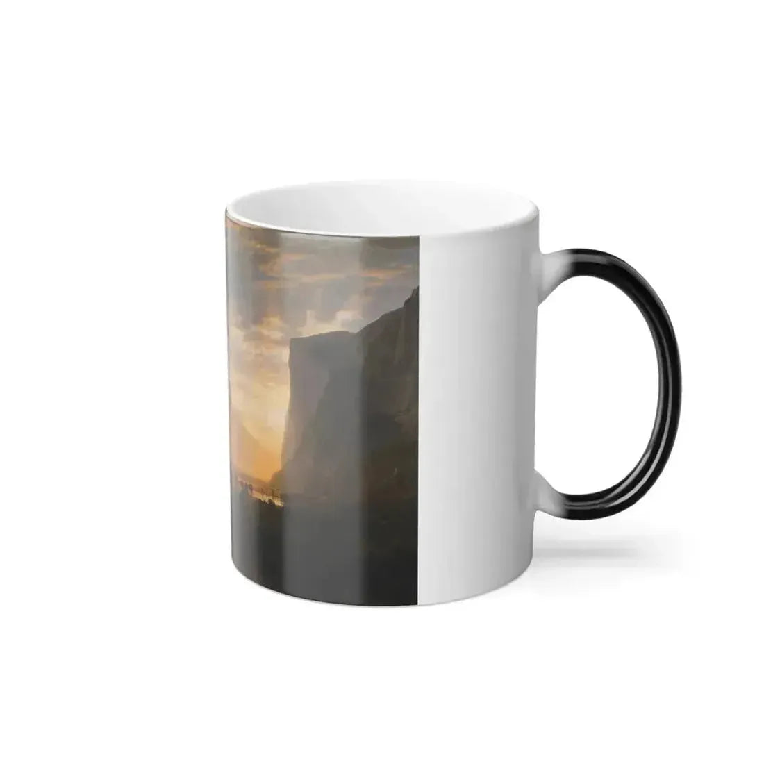 Albert Bierstadt (1830-1902) Looking Down Yosemite Valley - Color Changing Mug 11oz - Go Mug Yourself