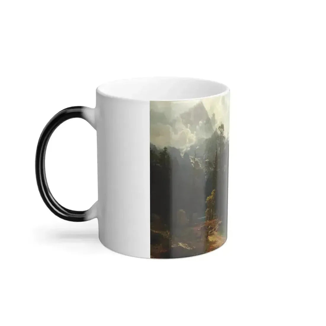 Albert Bierstadt (1830-1902) Sierra Nevada - c1872-1873 - Color Changing Mug 11oz - Go Mug Yourself