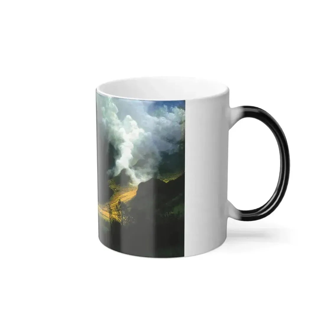 Albert Bierstadt (1830-1902) Storm in the Mountains - Color Changing Mug 11oz - Go Mug Yourself