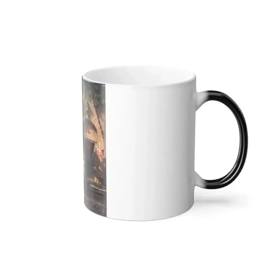 Albert Bierstadt (1830-1902) Sunlight and Shadow - Color Changing Mug 11oz - Go Mug Yourself