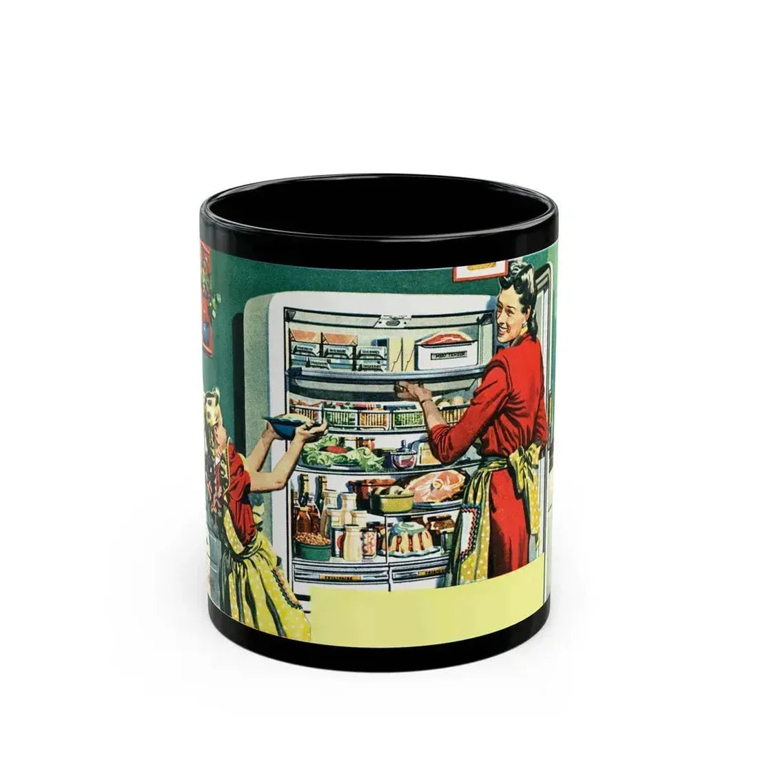 Albert Dorne, 1944 - Black Coffee Mug 11oz - Go Mug Yourself