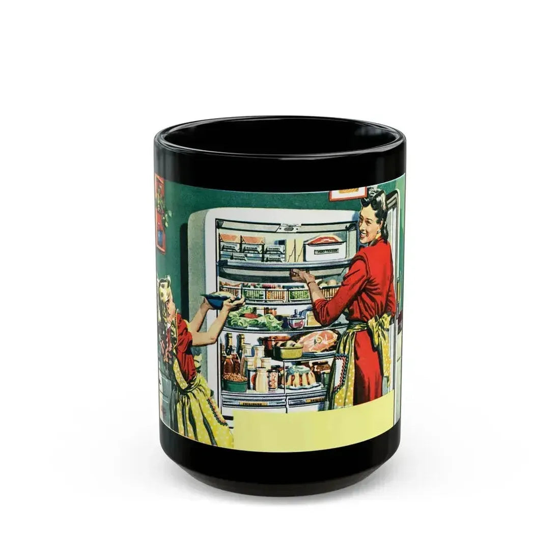 Albert Dorne, 1944 - Black Coffee Mug 15oz - Go Mug Yourself