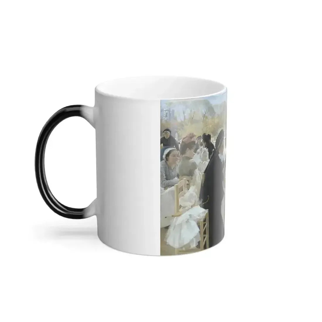 Albert Edelfelt (1854-1904) The Luxembourg Gardens, Paris - oil on canvas 1887 - Color Changing Mug 11oz - Go Mug Yourself