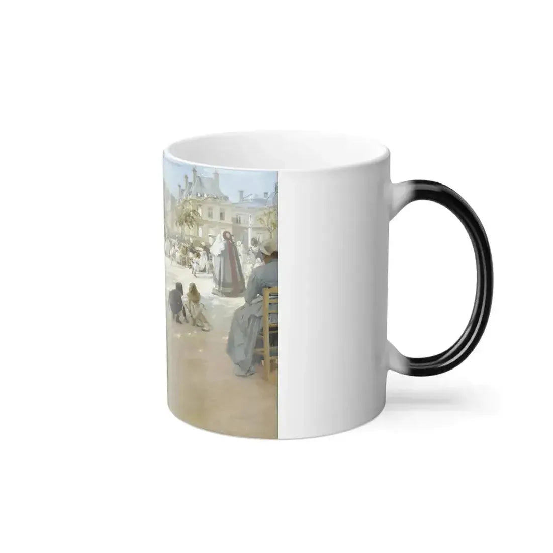 Albert Edelfelt (1854-1904) The Luxembourg Gardens, Paris - oil on canvas 1887 - Color Changing Mug 11oz - Go Mug Yourself