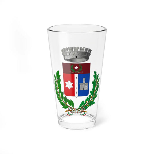 Albi-Stemma (Italy) (Coat of Arms) Pint Glass 16oz 16oz - Go Mug Yourself