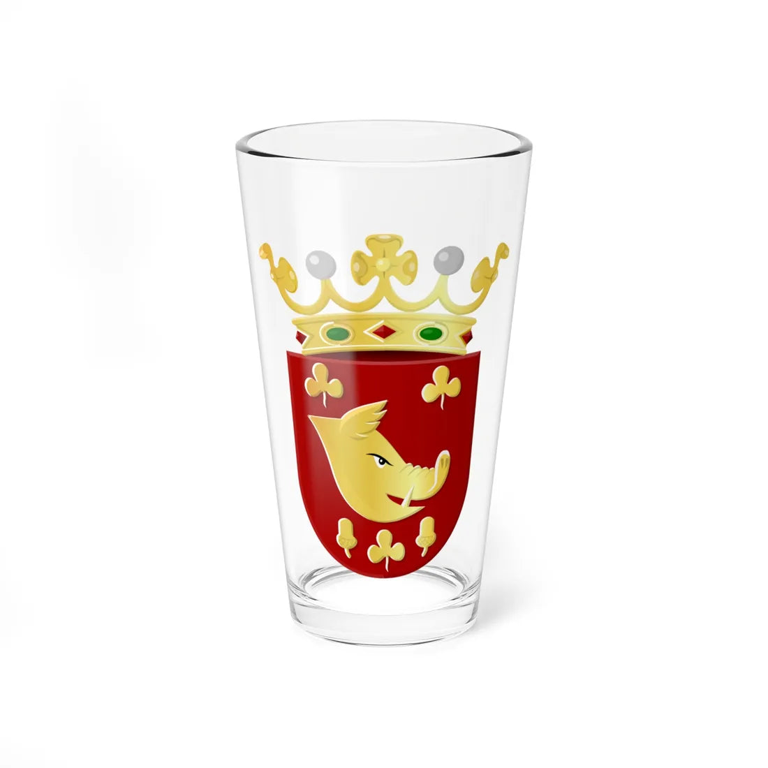 Aldeboarn wapen (Netherlands) (Coat of Arms) Pint Glass 16oz - Go Mug Yourself