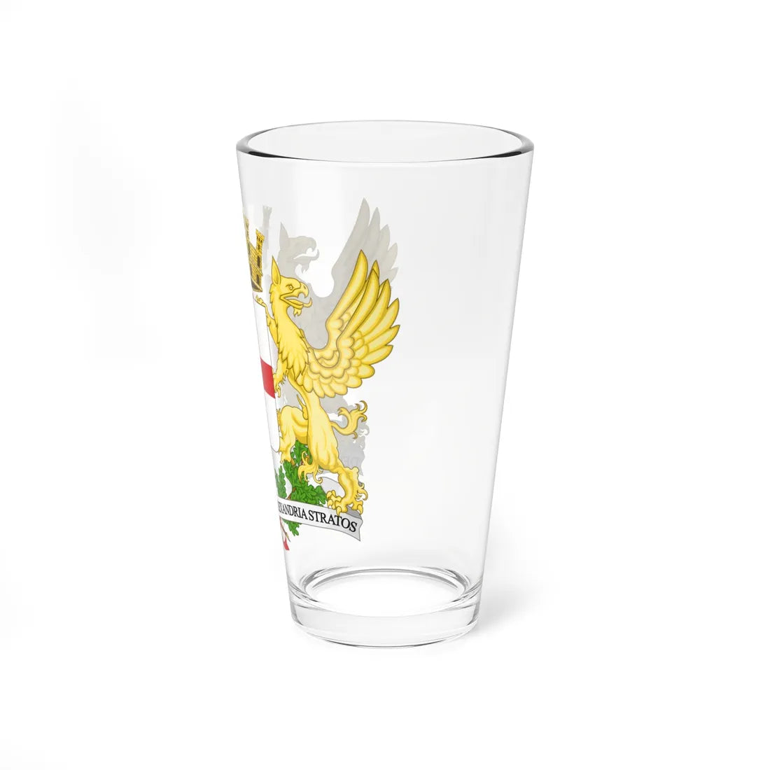 Alessandria-Stemma (Italy) (Coat of Arms) Pint Glass 16oz - Go Mug Yourself