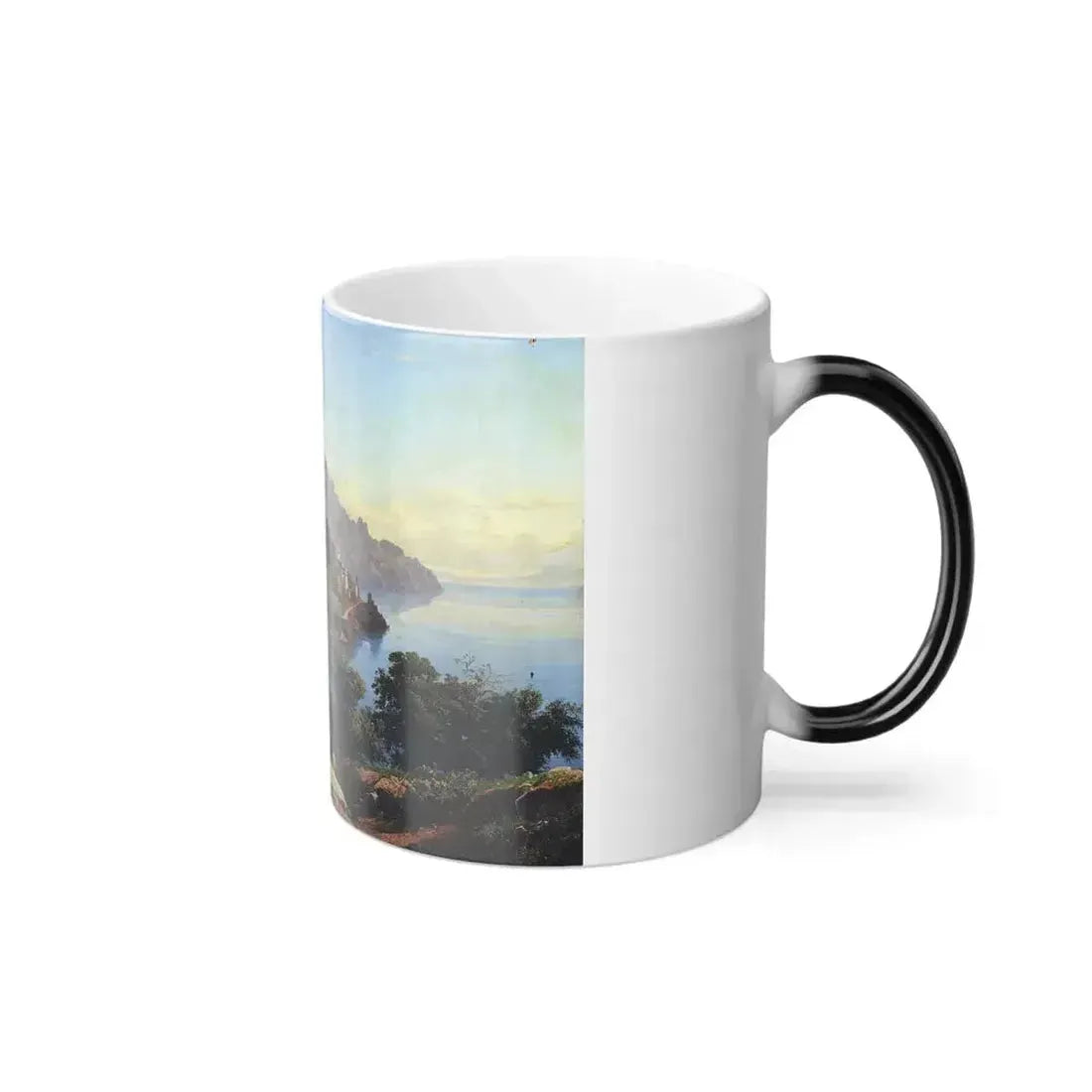 Alessandro La Volpe (1820-1887) Vue d'Amalfi - Color Changing Mug 11oz - Go Mug Yourself