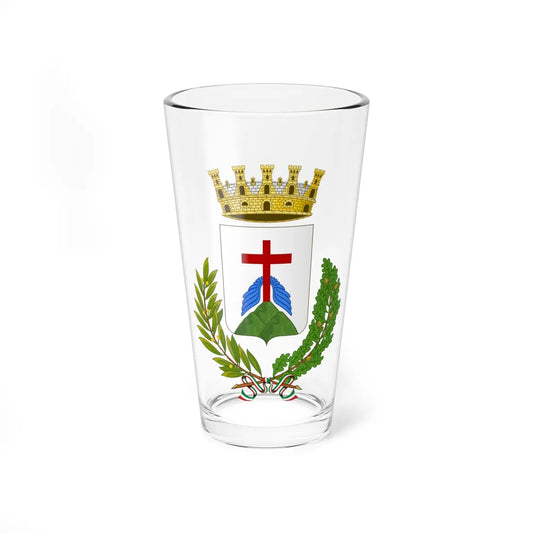 Alessano-Stemma (Italy) (Coat of Arms) Pint Glass 16oz 16oz - Go Mug Yourself
