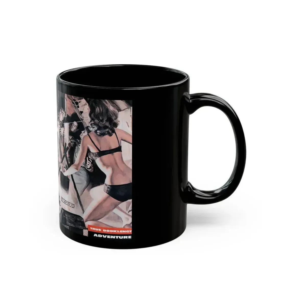 Aleutian Invasion, Male magazine, 1960 - Black Coffee Mug - Go Mug Yourself