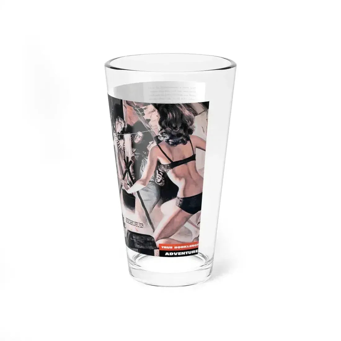 Aleutian Invasion, Male magazine, 1960 (Magazine Illustration) Pint Glass 16oz - Go Mug Yourself