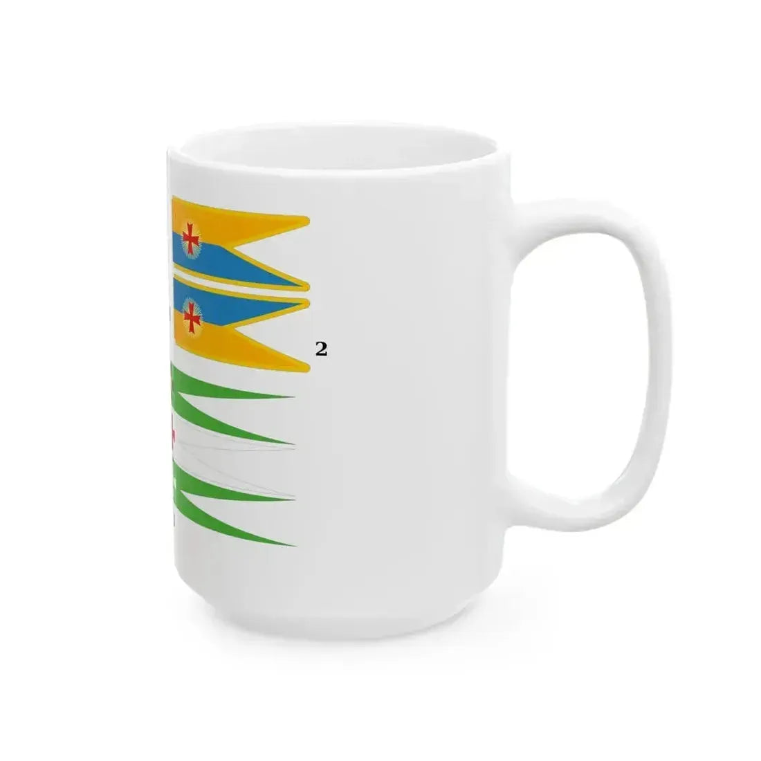 Alex K Chornomorske Kozacke Viysko (Russia) White Coffee Mug - Go Mug Yourself