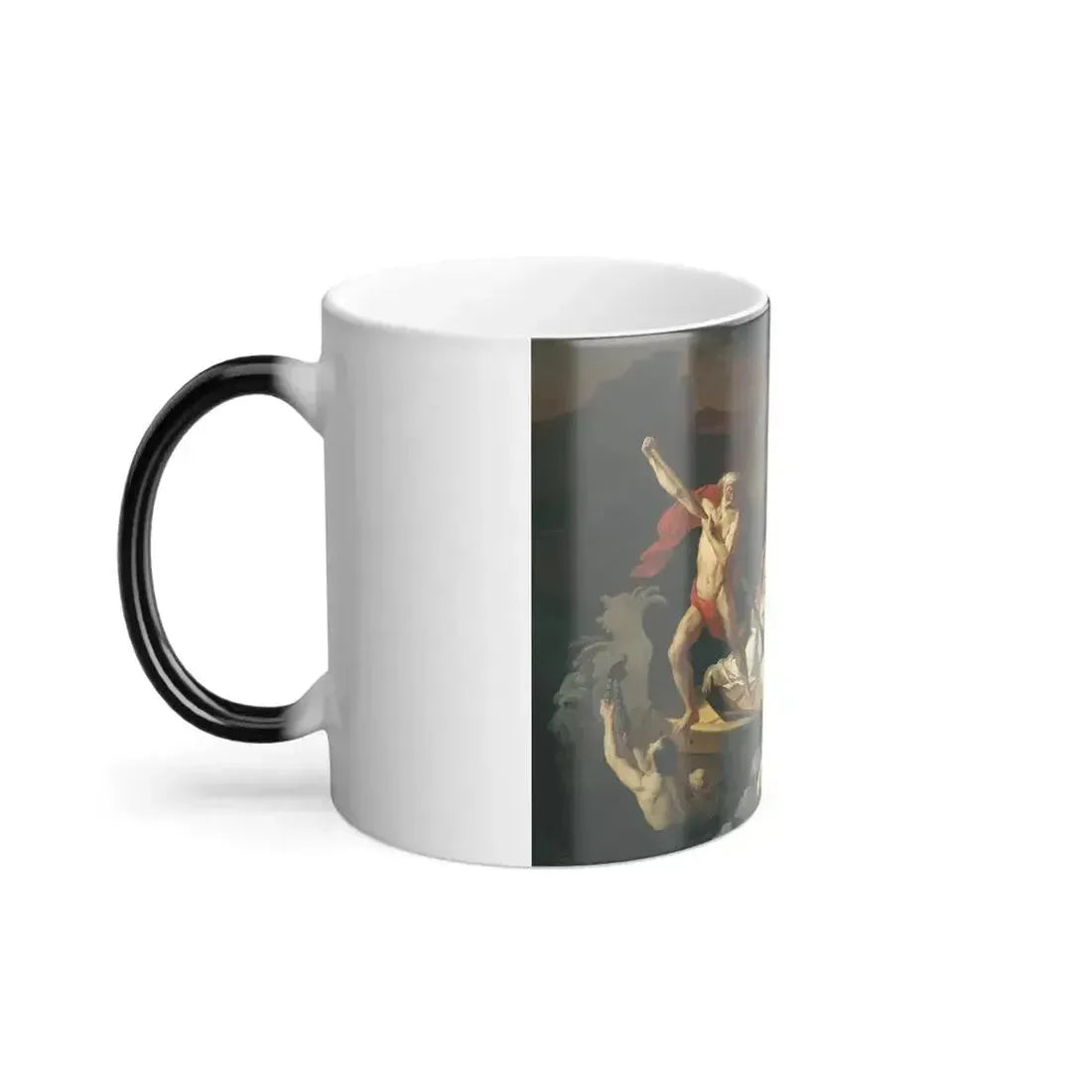 Alexander Dmitrievich Litovchenko (1835-1890) Charon Carries Souls across the River Styx - 1861 - Color Changing Mug 11oz - Go Mug Yourself