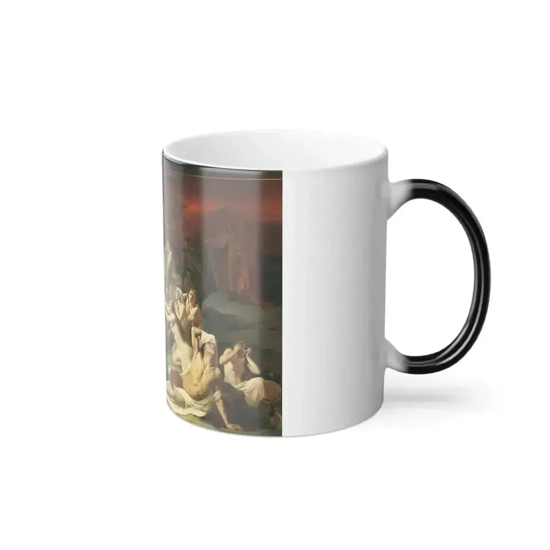 Alexander Dmitrievich Litovchenko (1835-1890) Charon Carries Souls across the River Styx - 1861 - Color Changing Mug 11oz - Go Mug Yourself