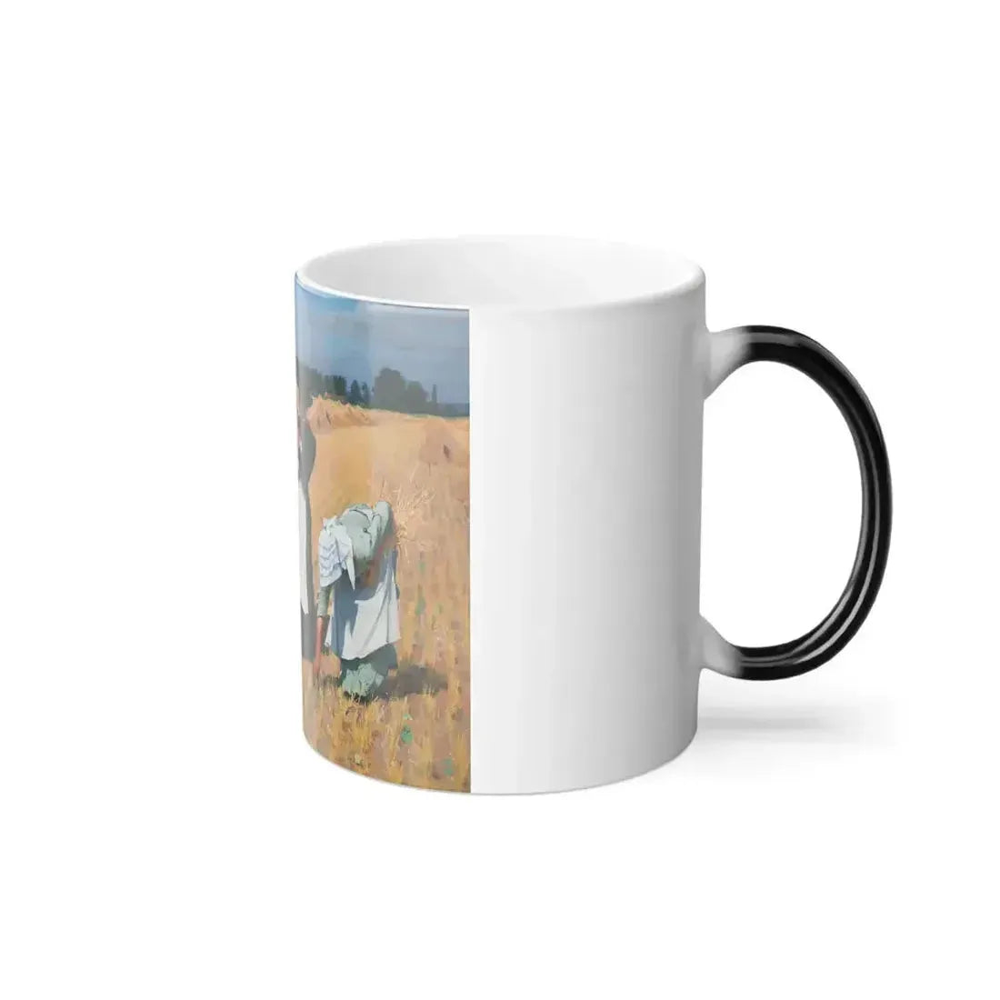Alexander Mann (1853-1908) The Gleaners - Oil on canvas 1889 - Color Changing Mug 11oz - Go Mug Yourself