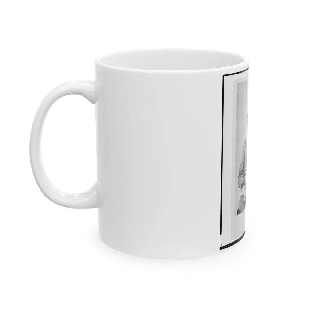 Alexander Mcdowell Mccook, Union General, Three-Quarter Length Portrait, Seated, Facing Front (U.S. Civil War) White Coffee Mug - Go Mug Yourself