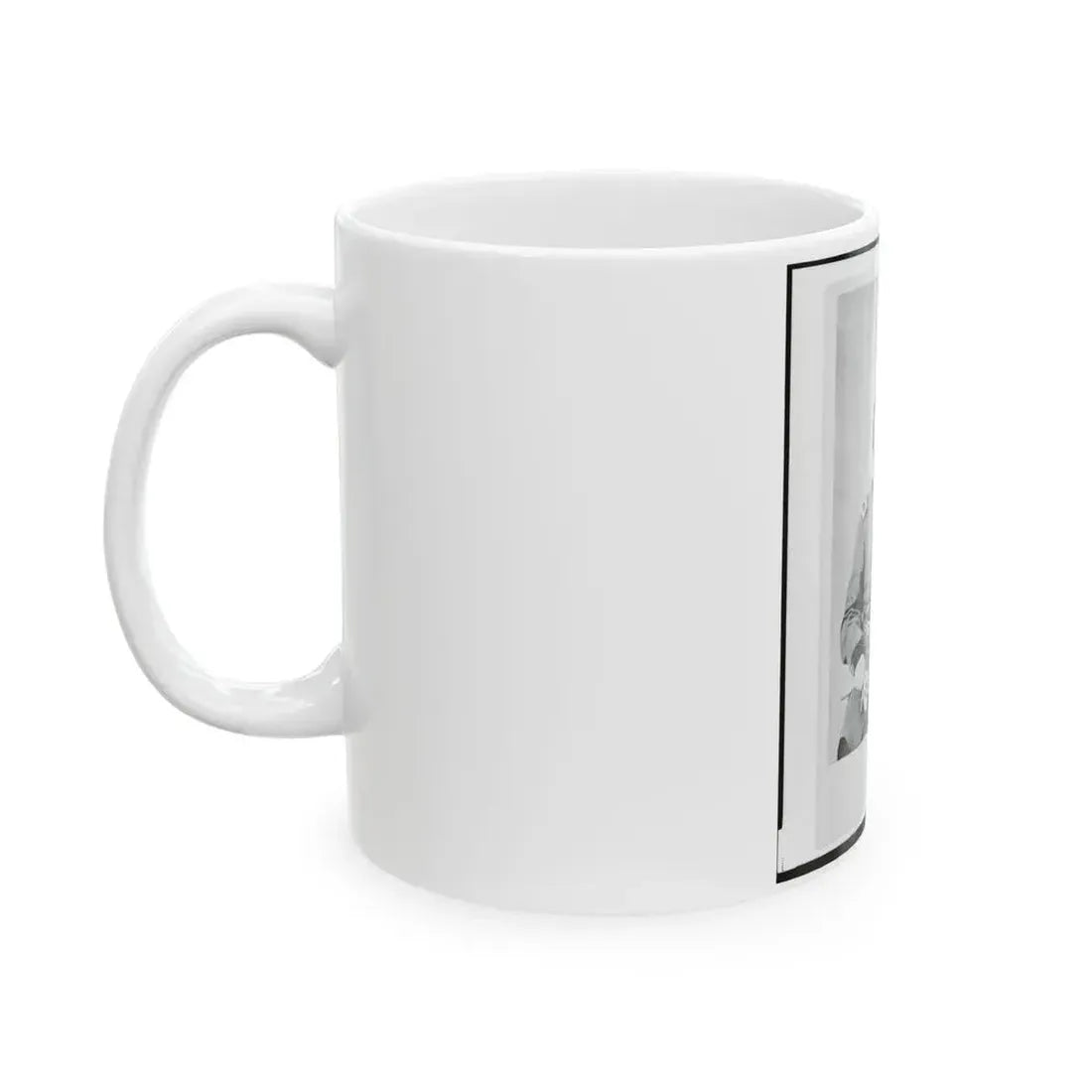 Alexander Mcdowell Mccook, Union General, Three-Quarter Length Portrait, Seated, Facing Front (U.S. Civil War) White Coffee Mug - Go Mug Yourself