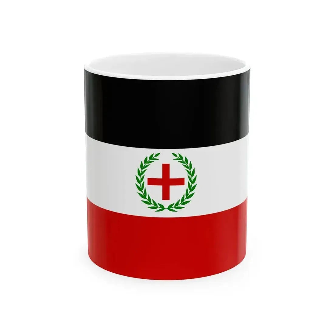 Alexander Ypsilantis flag obverse (Greece) White Coffee Mug 11oz - Go Mug Yourself