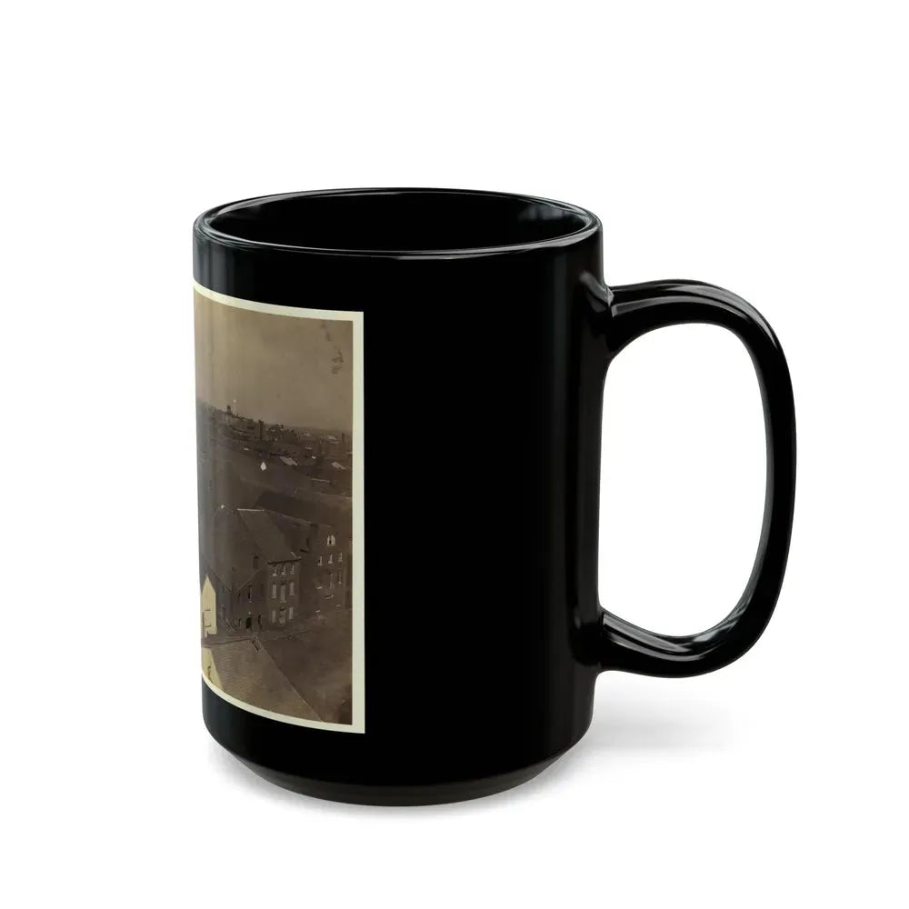 Alexandria From Pioneer Mill, Looking North-West (U.S. Civil War) Black Coffee Mug - Go Mug Yourself