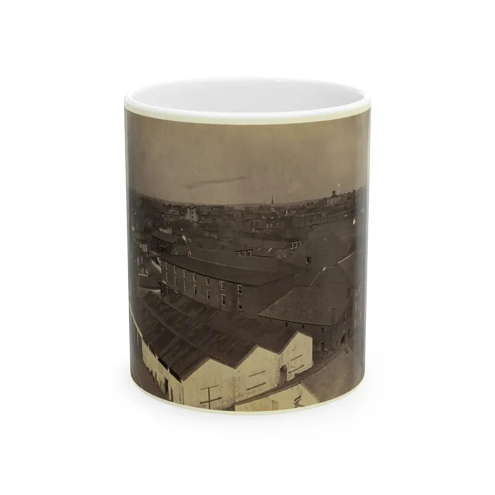 Alexandria From Pioneer Mill, Looking North-West (U.S. Civil War) White Coffee Mug 11oz - Go Mug Yourself