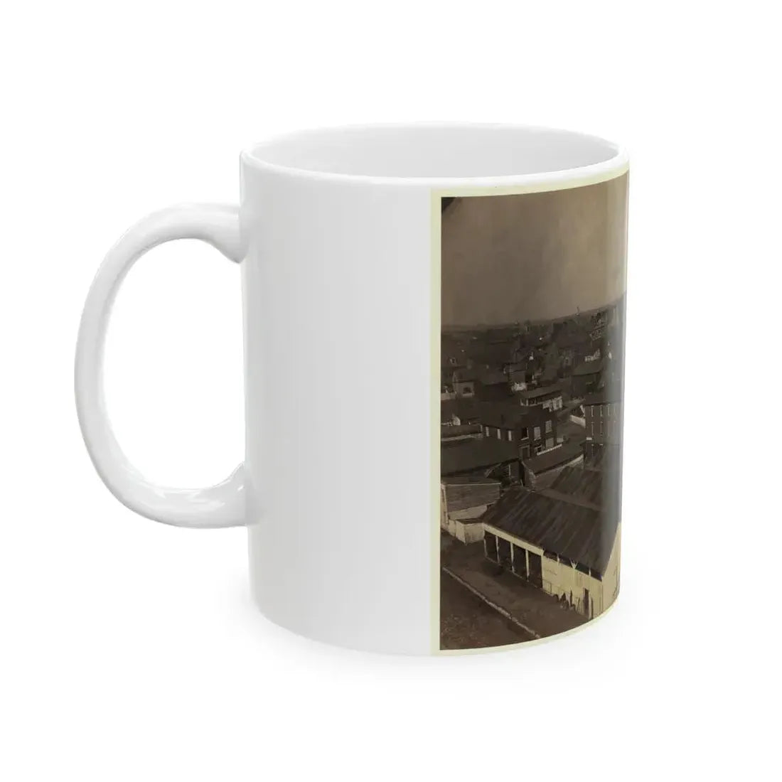 Alexandria From Pioneer Mill, Looking North-West (U.S. Civil War) White Coffee Mug - Go Mug Yourself
