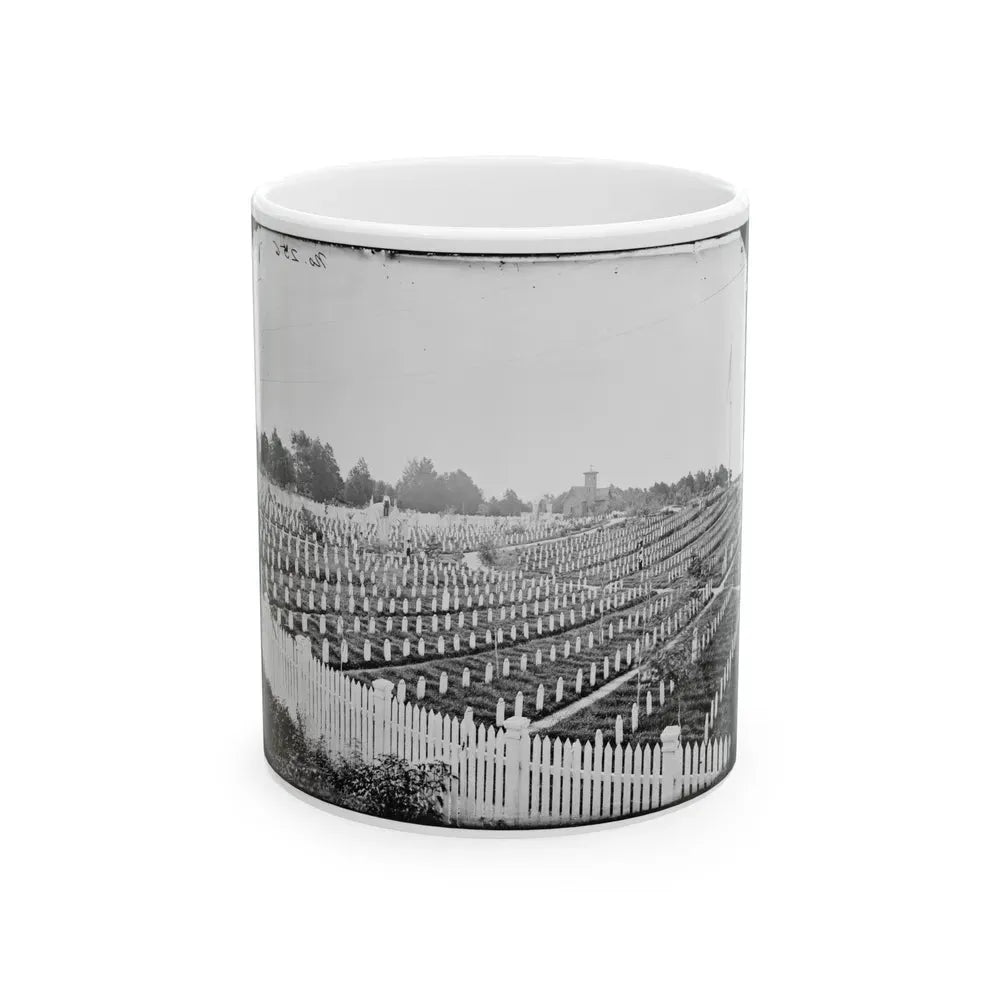 Alexandria, Va. Soldiers' Cemetery (U.S. Civil War) White Coffee Mug 11oz - Go Mug Yourself