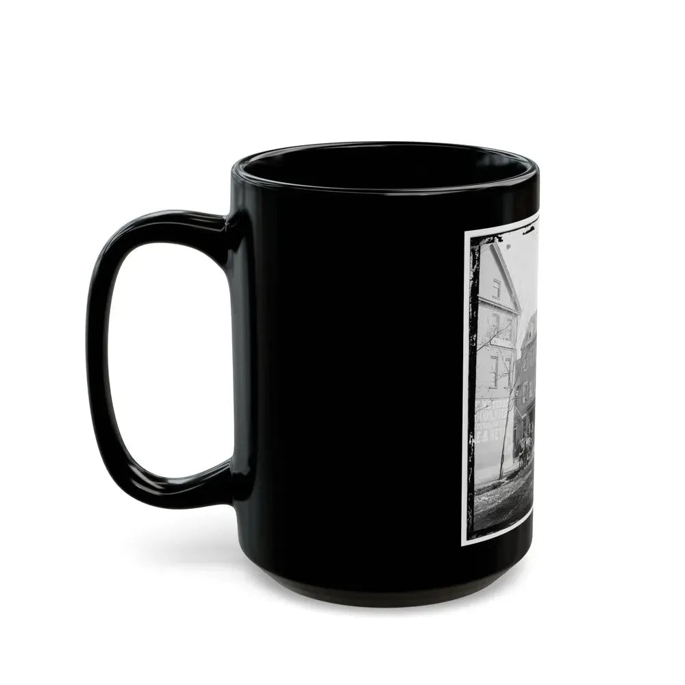 Alexandria, Va. The Marshall House, King And Pitt Streets (U.S. Civil War) Black Coffee Mug - Go Mug Yourself