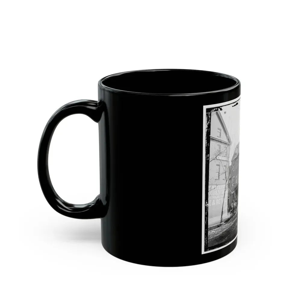 Alexandria, Va. The Marshall House, King And Pitt Streets (U.S. Civil War) Black Coffee Mug - Go Mug Yourself