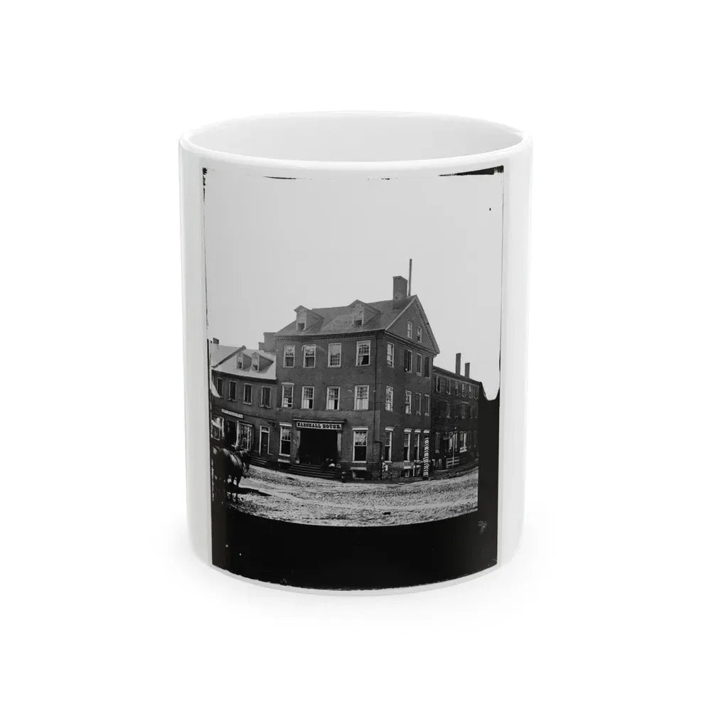 Alexandria, Virginia. Marshall House (U.S. Civil War) White Coffee Mug 11oz - Go Mug Yourself