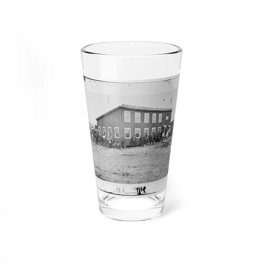Alexandria, Virginia. Sanitary Commission Lodge (U.S. Civil War) Pint Glass 16oz 16oz - Go Mug Yourself