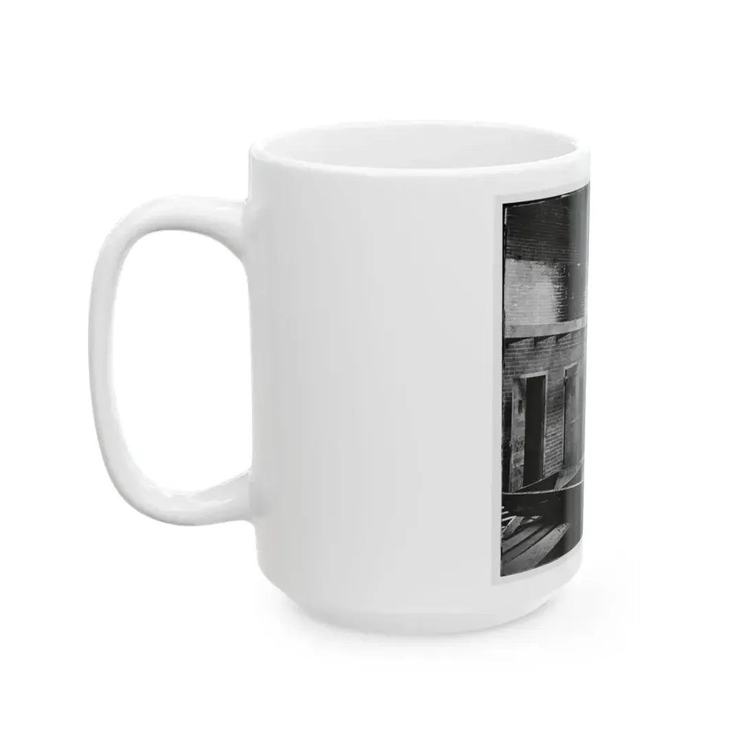 Alexandria, Virginia. Slave Pen. Interior View 002 (U.S. Civil War) White Coffee Mug - Go Mug Yourself