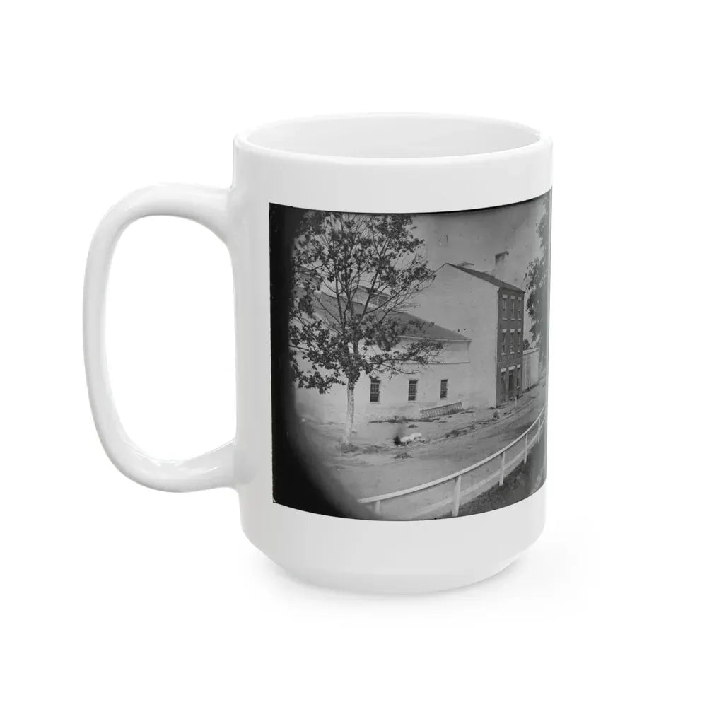 Alexandria, Virginia. Slave Pen. (Price, Birch & Company Dealers In Slaves) (U.S. Civil War) White Coffee Mug - Go Mug Yourself
