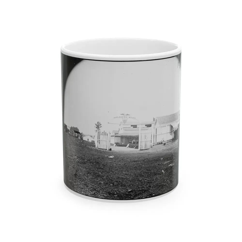 Alexandria, Virginia. Soldiers Rest (U.S. Civil War) White Coffee Mug 11oz - Go Mug Yourself