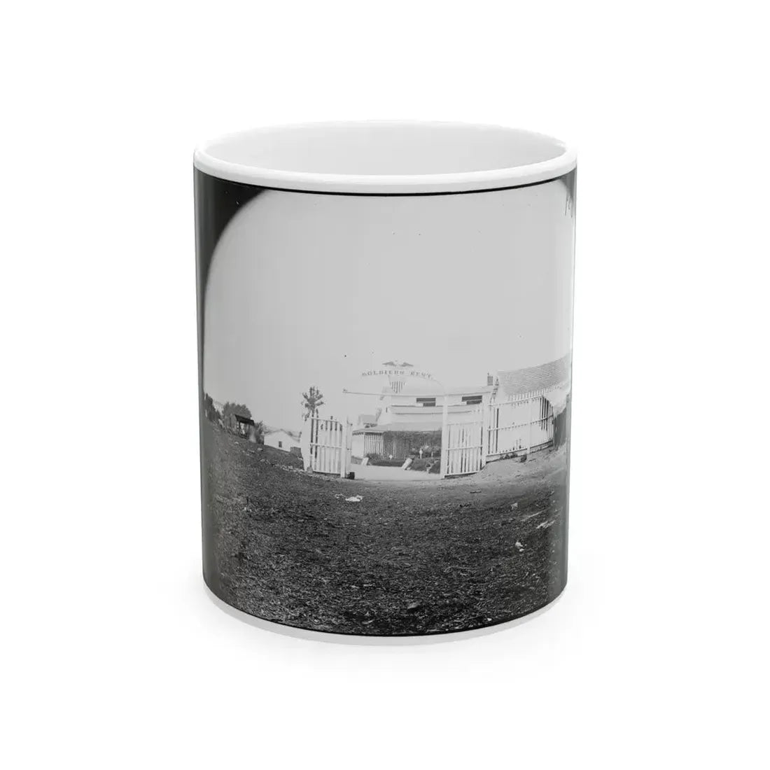 Alexandria, Virginia. Soldiers Rest (U.S. Civil War) White Coffee Mug 11oz - Go Mug Yourself