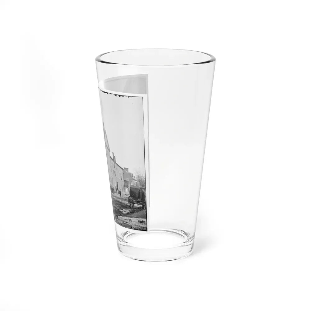 Alexandria, Virginia. The Marshall House, King & Pitt Streets (U.S. Civil War) Pint Glass 16oz - Go Mug Yourself