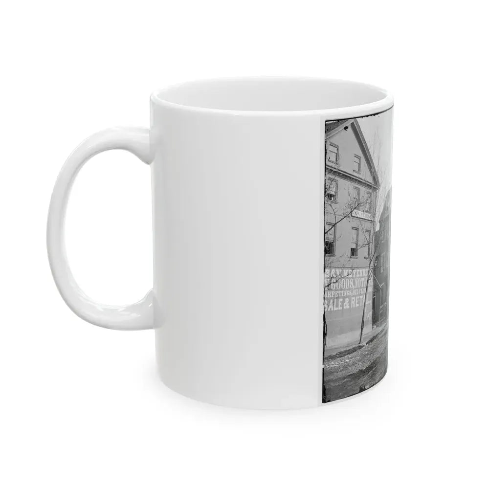 Alexandria, Virginia. The Marshall House, King & Pitt Streets (U.S. Civil War) White Coffee Mug - Go Mug Yourself