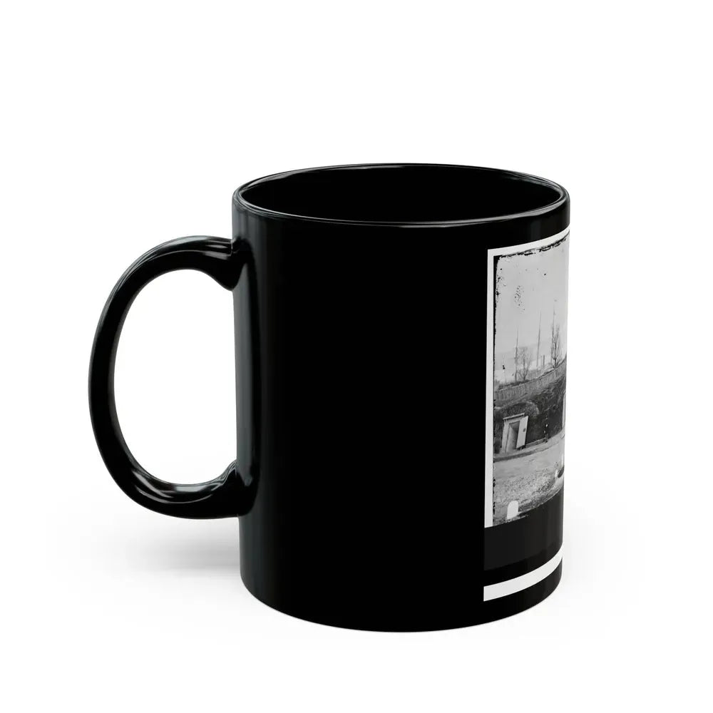 Alexandria, Virginia (Vicinity). Battery Rodgers Overlooking The Potomac Near Jones' Point (U.S. Civil War) Black Coffee Mug - Go Mug Yourself