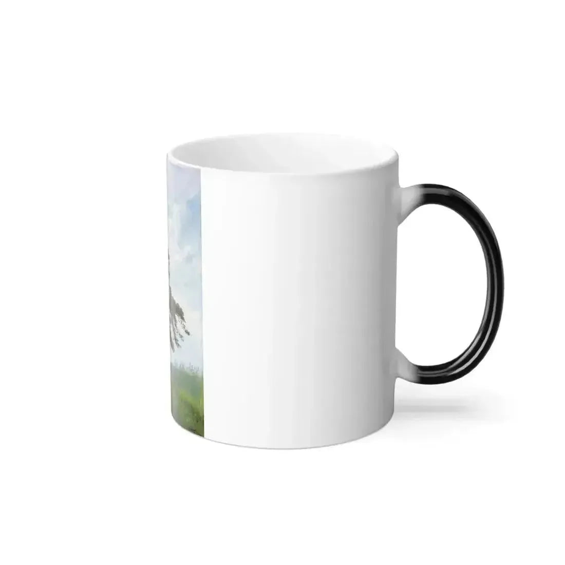 Alexei Alexandrovich Pisemsky (1859-1913) The Edge of the Forest - Oil on Canvas - Color Changing Mug 11oz - Go Mug Yourself