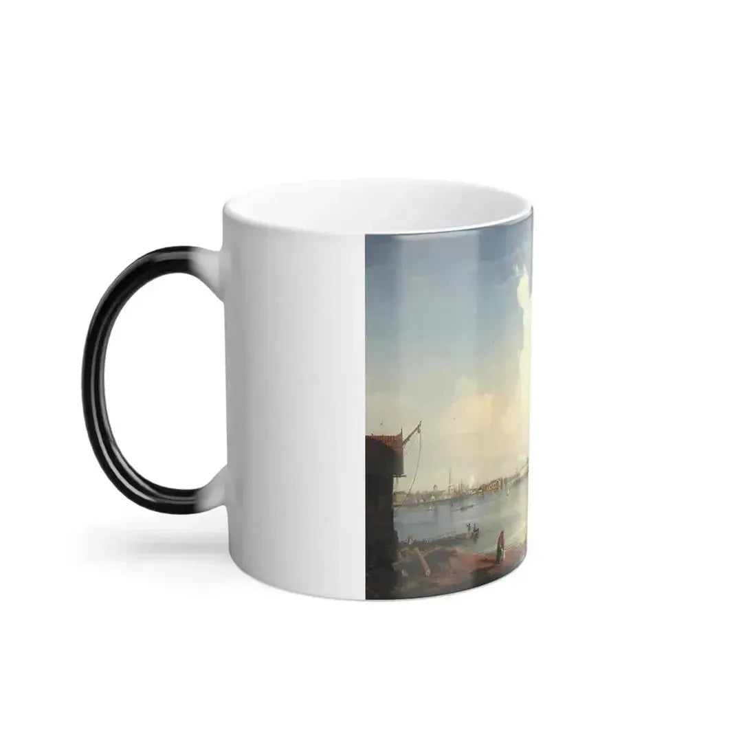 Alexei Bogoliubov (1824-1896) View of the Smolny Convent from the Great Ohta - Color Changing Mug 11oz - Go Mug Yourself