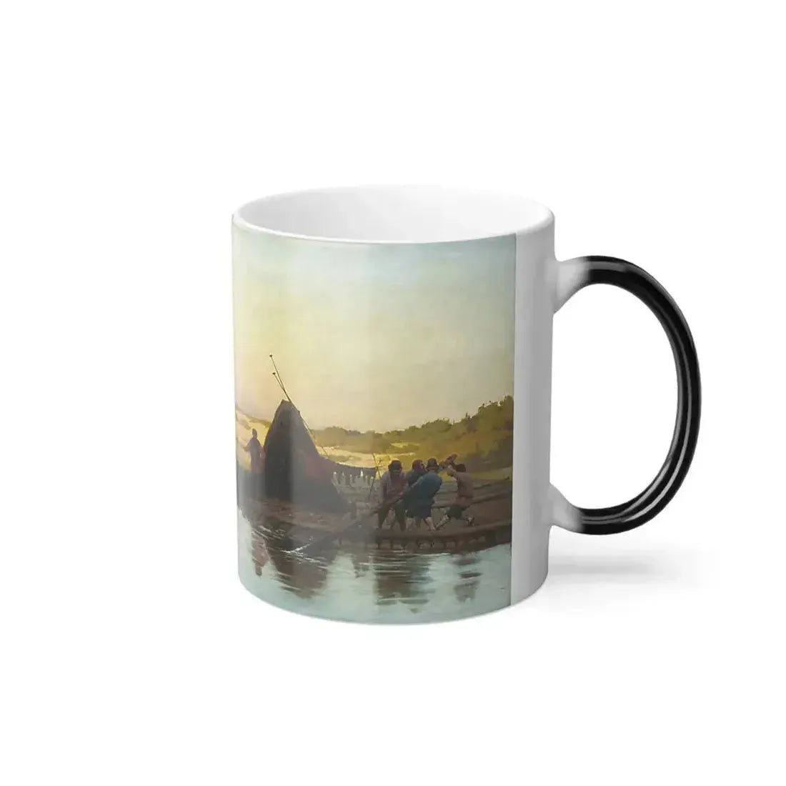 Alexei Kivshenko (1851-1895) Raftsmen - Color Changing Mug 11oz - Go Mug Yourself