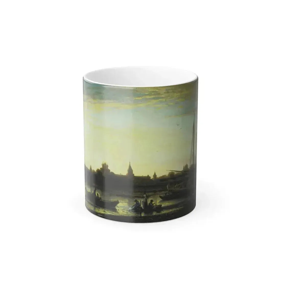 Alexei Petrovich Bogoliubov (1824-1896) Ipatyev Monastery near Kostroma - Oil on Canvas 1861 - Color Changing Mug 11oz 11oz - Go Mug Yourself
