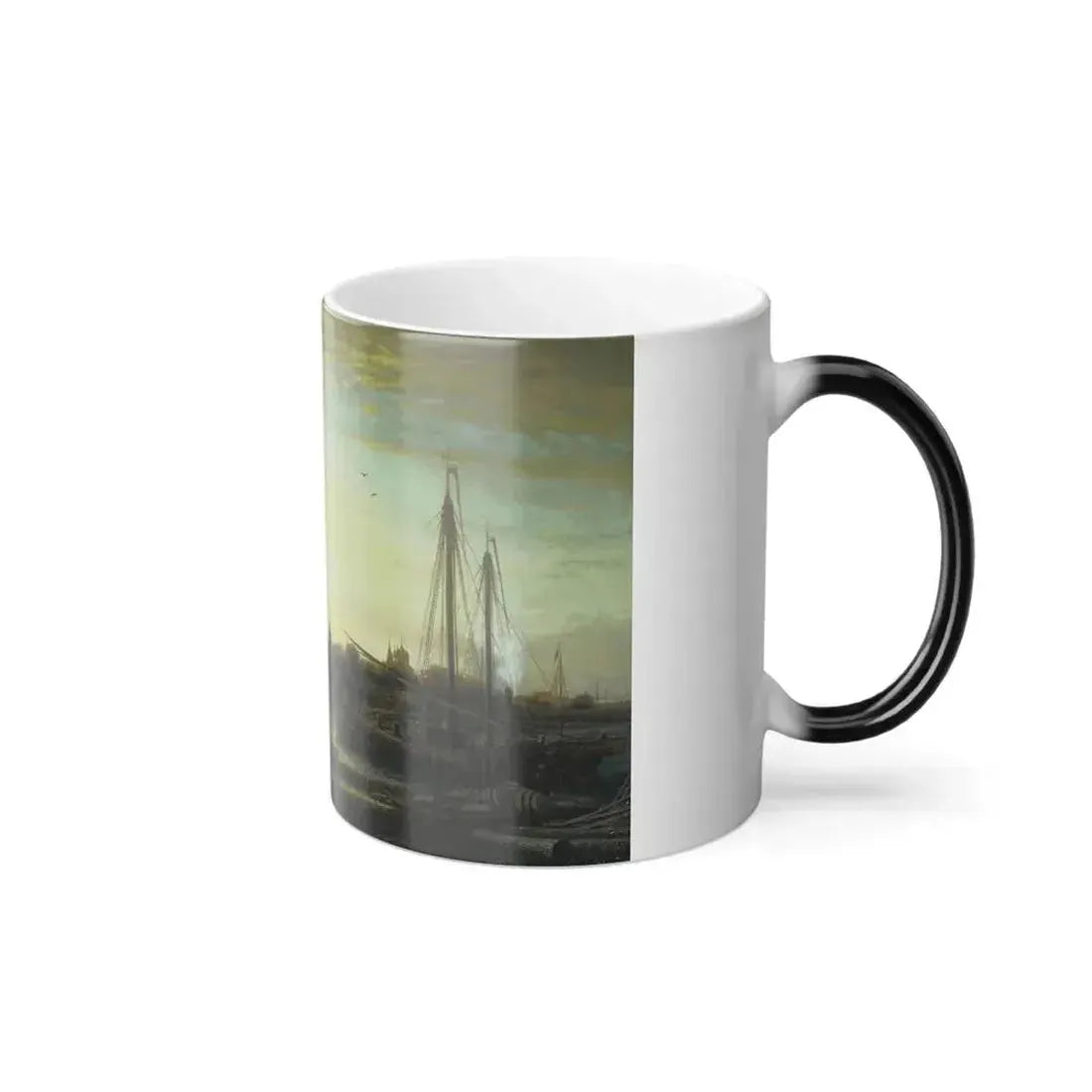 Alexei Petrovich Bogoliubov (1824-1896) Ipatyev Monastery near Kostroma - Oil on Canvas 1861 - Color Changing Mug 11oz - Go Mug Yourself